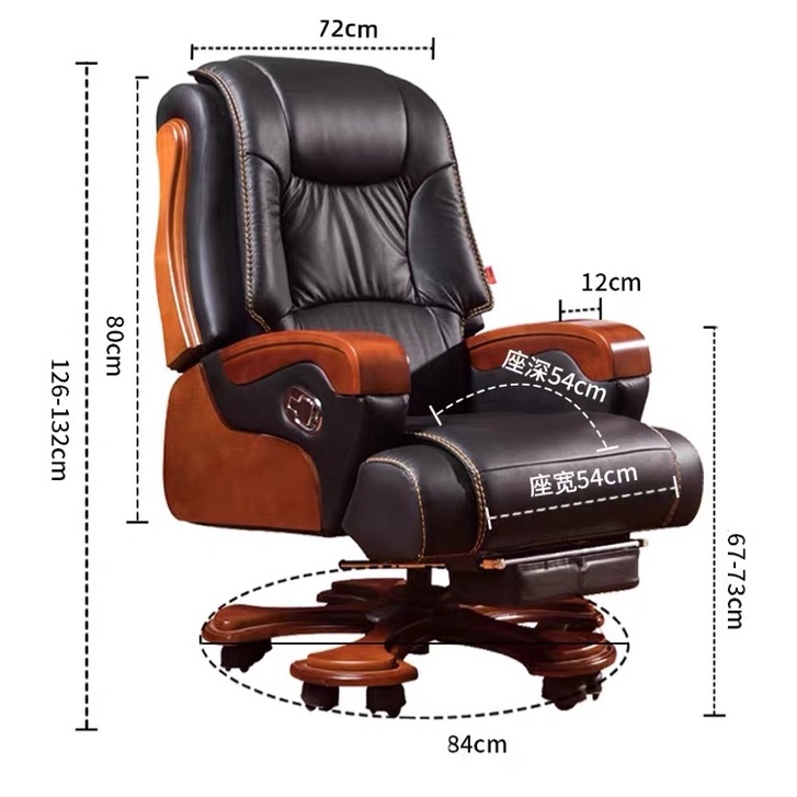 Ghế Giám Đốc Massage Cỡ To QT 68