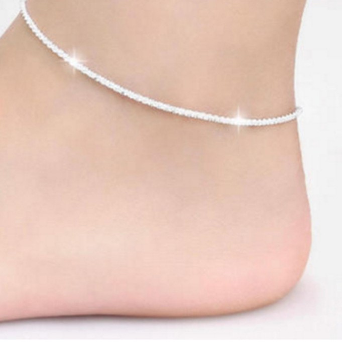 Lắc Chân Bạc 925 Thiết Kế Đơn Giản UMI JL003