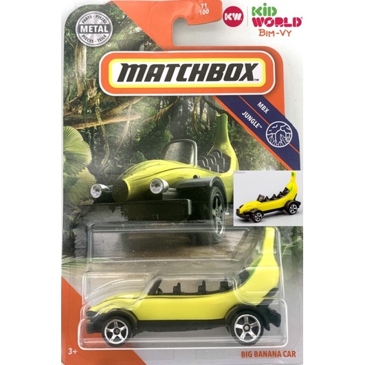 Xe mô hình Matchbox Big Banana Car GKK17.