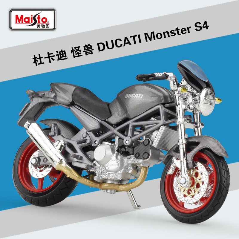- Hàng nhập khẩu Mô Hình Xe Mô Tô Ducati Monster S4 Tỉ Lệ 1:18 Cao Cấp Liên hệ mua hàng 084.209.1989