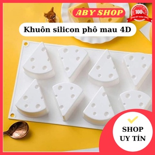 Mua Khuôn silicon phô mau 4D ⚡ HÀNG LOẠI 1 ⚡ khuôn làm 8 viên phô mai Tom & Jerry NL002