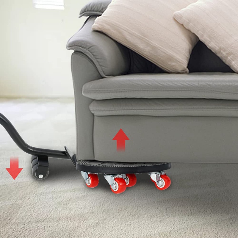 Bộ Con Lăn Di Chuyển Đồ Nội Thất Với 4 Con Lăn Và 1 Dụng Cụ Nâng Tải Trọng