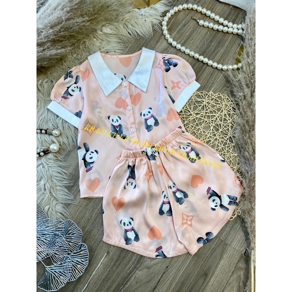 Pizama đùi bé gái đại