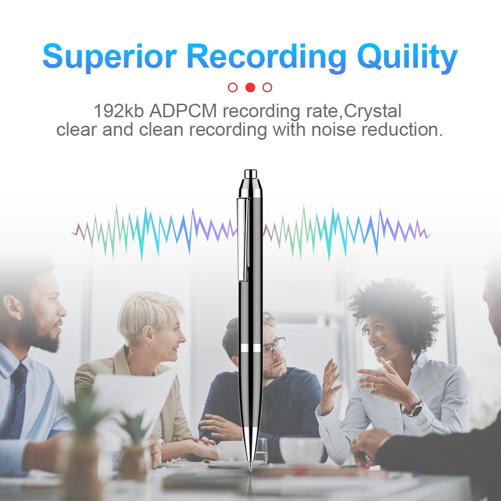 Bút Ghi Âm MINI Thông Minh 3232GB Ghi Âm Giọng Nói MP3 Chuyên Nghiệp