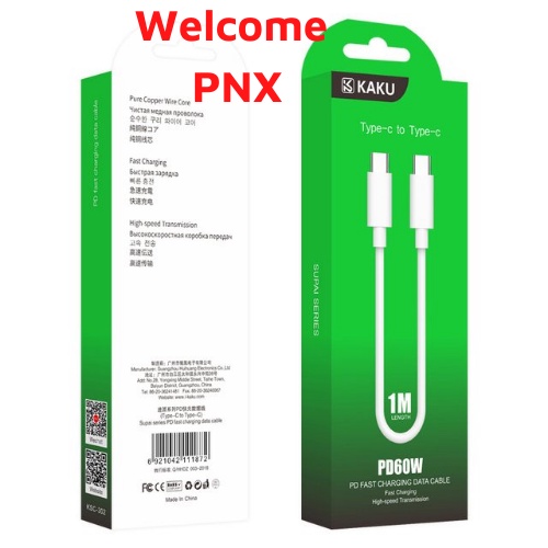 Cáp PD 20w ip, tyce C chính hãng kaku mã KSC 302 - BH 12 THÁNG
