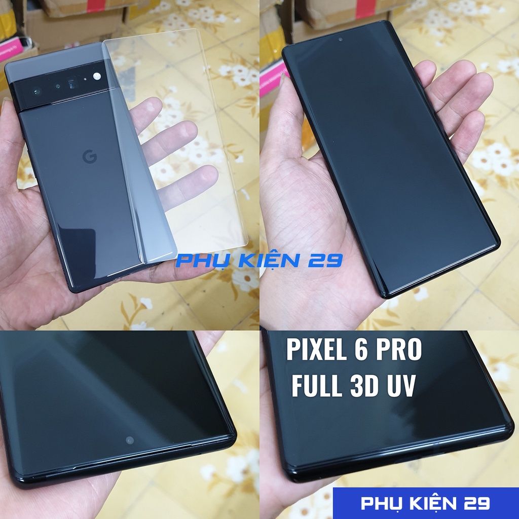Dán kính cường lực VUỐT SIÊU MƯỢT FULL màn FULL keo UV Glass Pro+ 9H