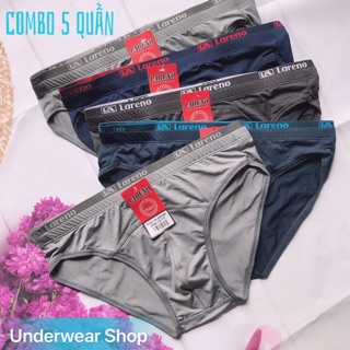 Combo 5 quần lót nam lareno thun lạnh cao cấp