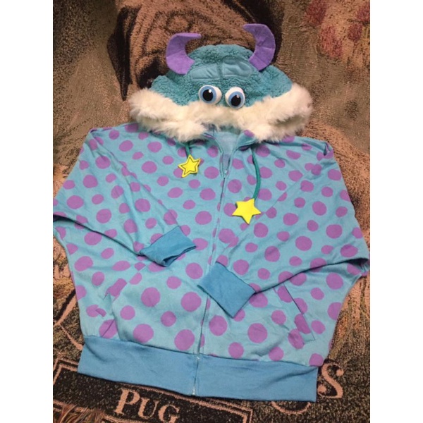Áo khoác mũ lông Sulley - Disney Pixar Monters Inc Sulley Hoodie