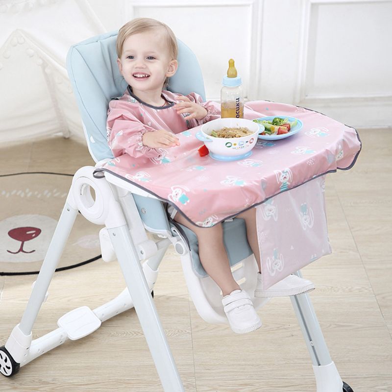 Yếm Ăn Dài Tay Chống Thấm Nước Tiện Lợi Dành Cho Bé