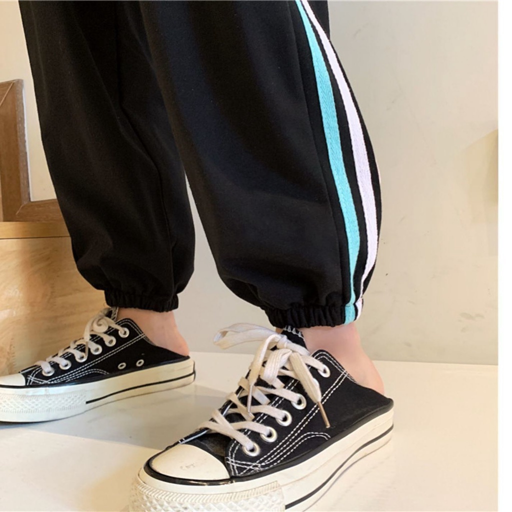 Jiashucheng Quần Legging Thể Thao Lưng Cao Dáng Rộng Thời Trang Xuân Hè Cho Nữ