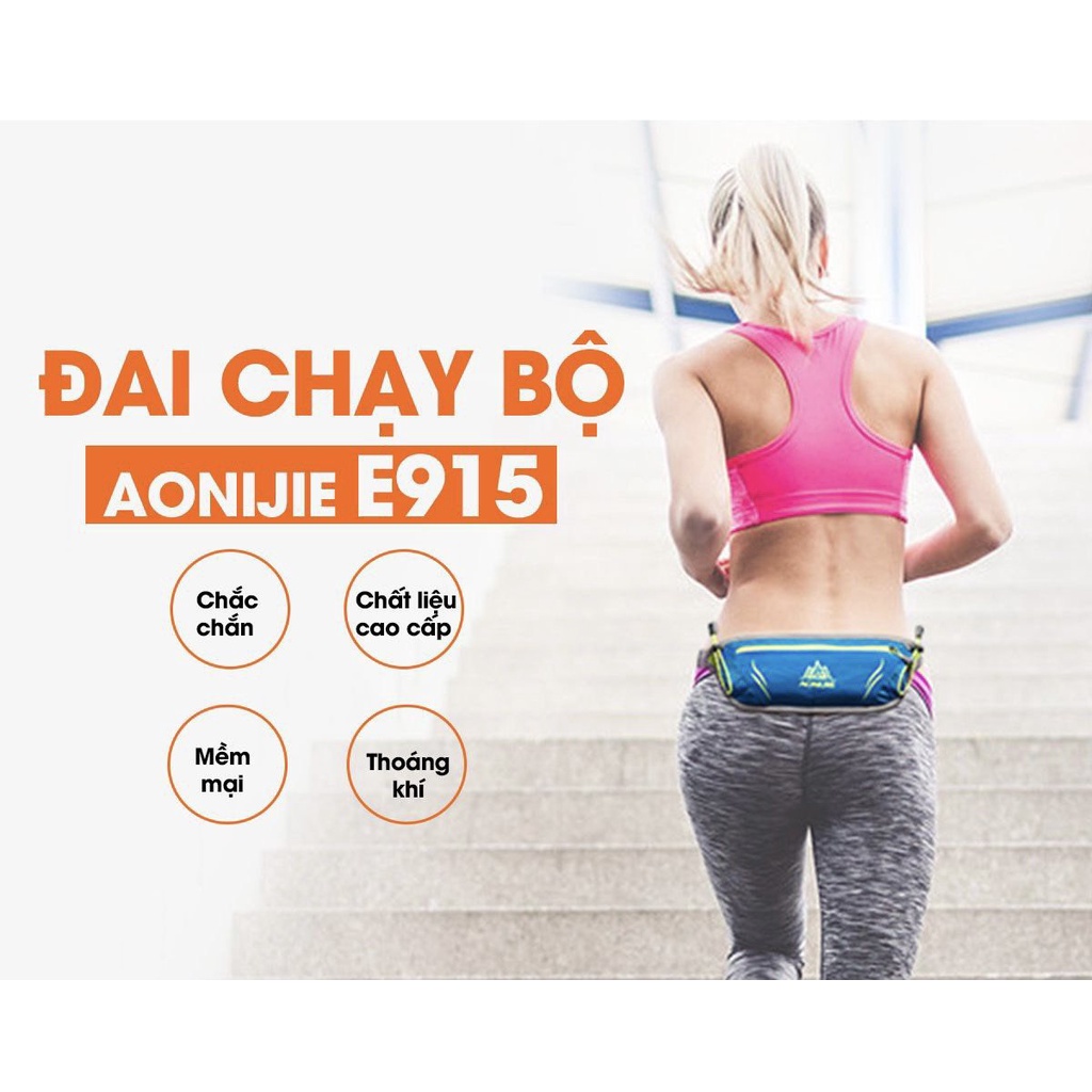 Đai đeo hông chạy bộ AONIJIE - Running Belt E915 dành cho nam nữ