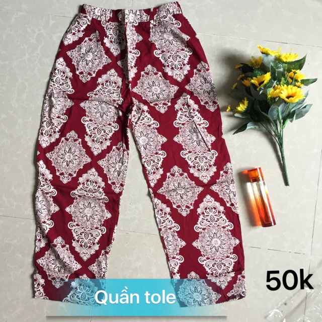 Quần tole(lanh)