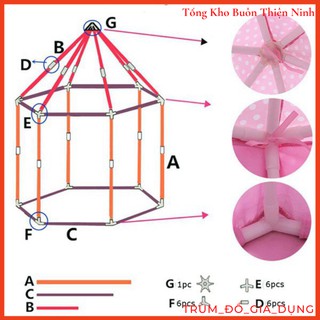 Lều công chúa phong cách Hàn Quốc cho bé