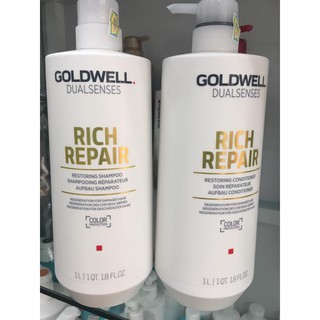 Dầu gội xả siêu chữa trị tóc hư tổn GOLDWELL DUALSENSES RICH REPAIR Chính hãng