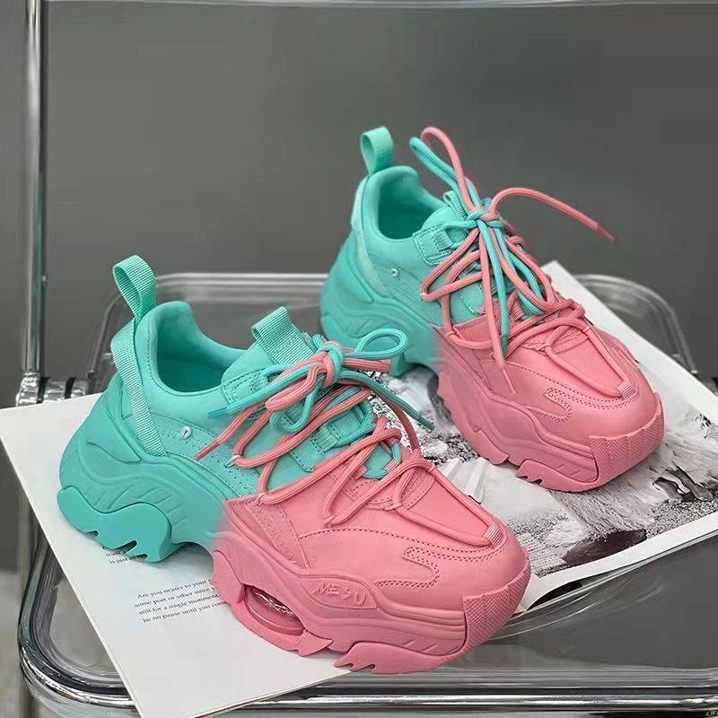 Dép nữ Giày Thể Thao Đế Dày Phong Cách Mới Mùa Thu Dễ Phối Đồ