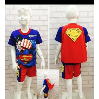 BỘ HÓA TRANG SIÊU ANH HÙNG BÉ TRAI SUPER MAN ( HÀNG THÁI LAN ) CÓ SẴN ÁO CHOÀNG