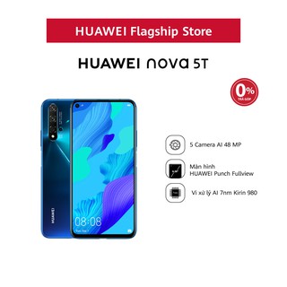Điện thoại Huawei Nova 5T (8GB/128GB) | Chip Kirin 980 7nm 8 nhân mạnh mẽ