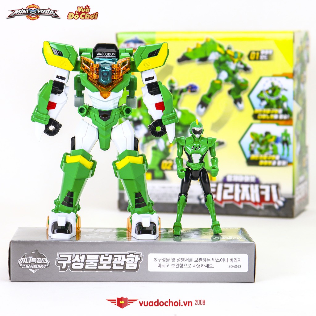 Lực Lượng Nhí 🛡 MINI FORCE 2 🛡 Khủng long T-Rex Tên lửa và siêu nhân Jacky nhanh nhẹn 🦸‍♂️