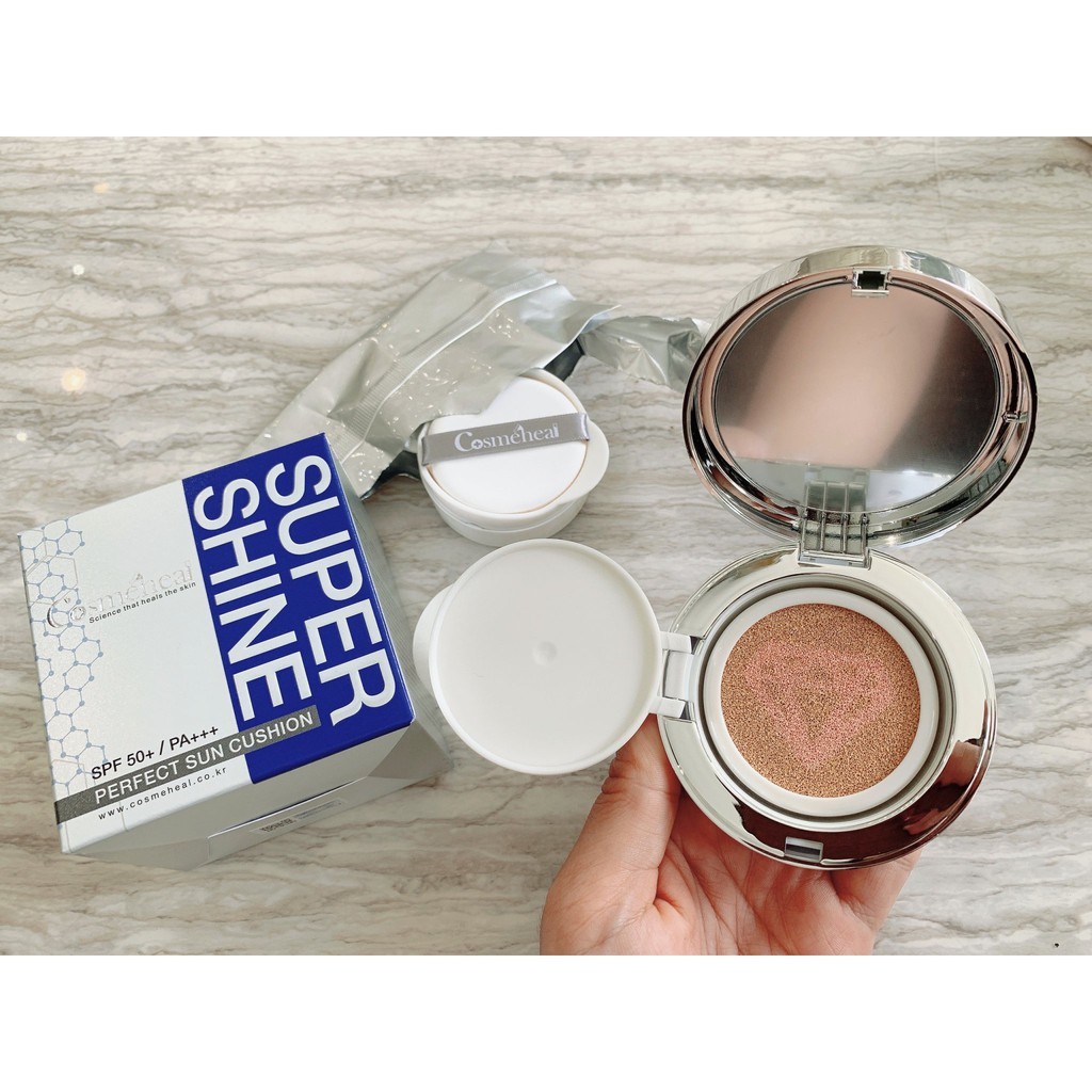 Phấn nước chống nắng tế bào gốc Supershine Perfect Sun Cushion Cosmeheal