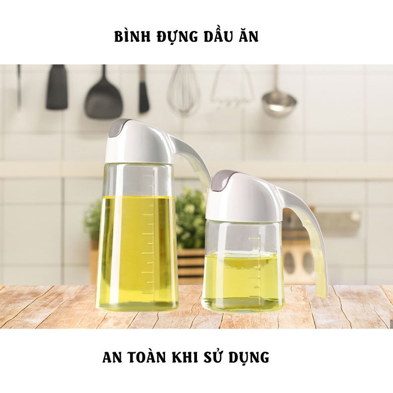 BÌNH ĐỰNG DẦU ĂN GIA VỊ NHÀ BẾP TIỆN LỢI