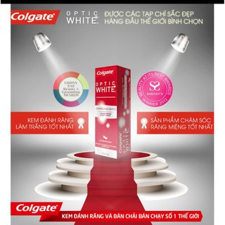 kem đánh răng cogate optic white 100gr