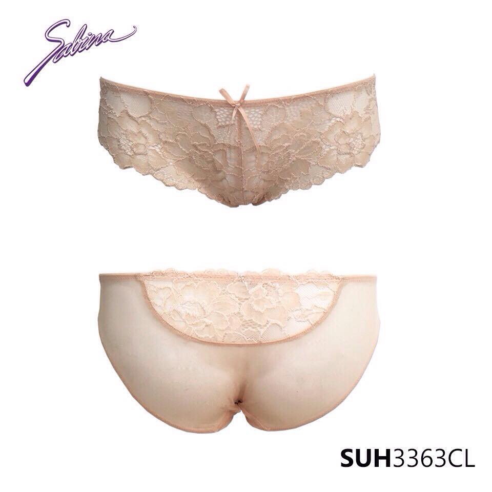 Quần Lót Lưng Vừa Cạp Cao Vừa Phối Ren Màu Da Fashion Soft Doomm By Sabina SUH3363CL