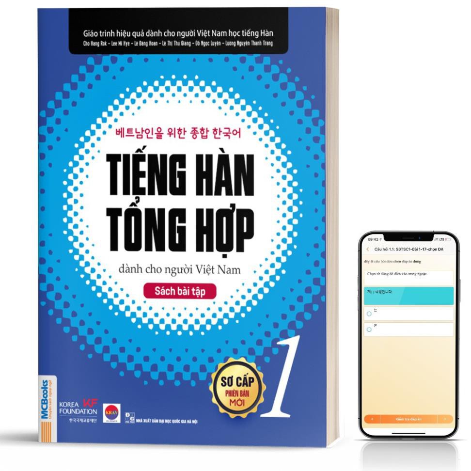 Sách - Combo Tiếng Hàn Tổng Hợp Dành Cho Người Việt Nam - Sơ Cấp 1