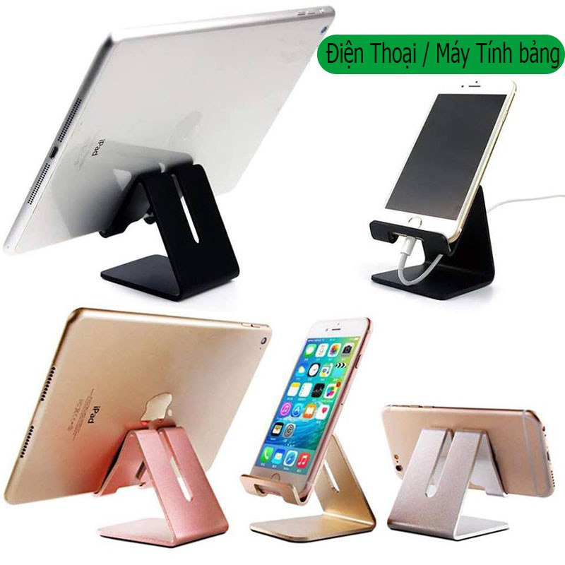 Giá đỡ điện thoại,ipad, máy tính bảng để bàn bằng hợp kim nhôm cao cấp