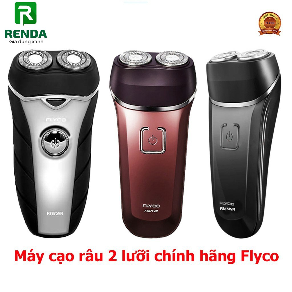 Máy cạo râu điện 2 lưỡi Flyco FS871VN / FS873VN / FS875VN