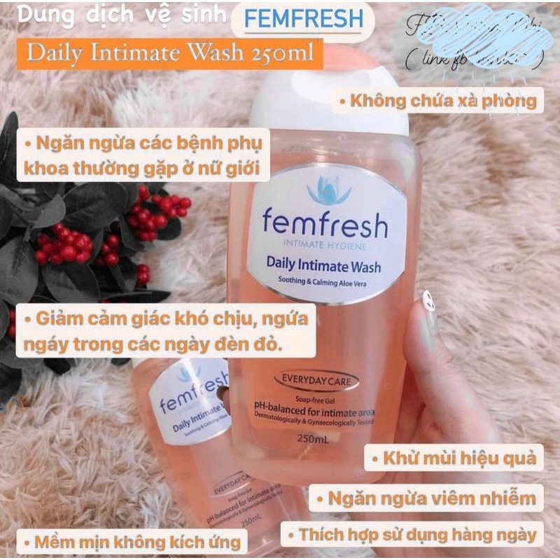 DUNG DỊCH VỆ SINH PHỤ NỮ FEMFRESH - ÚC