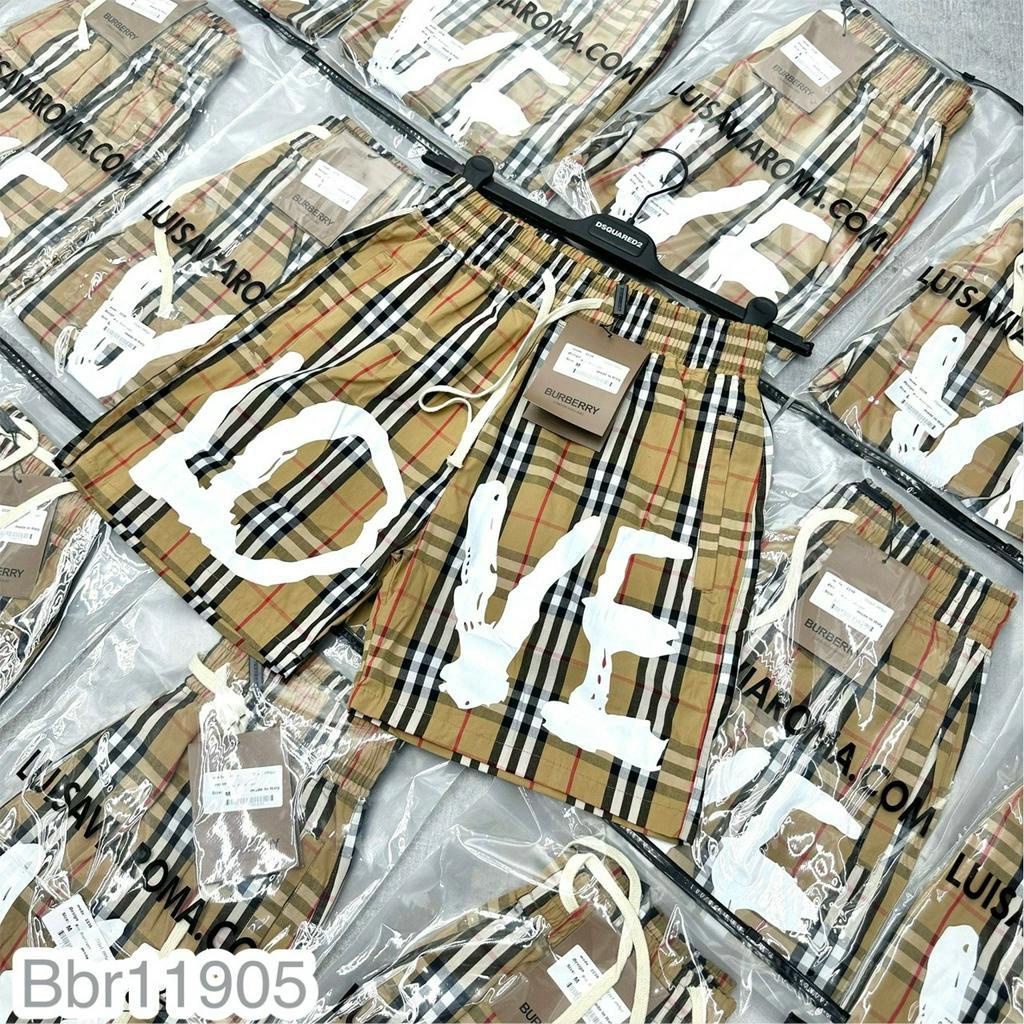 Quần Đùi Nam BBR LOVE Hót Hít - Quần Short Nam Kẻ BBR LOVE Siêu Đẹp