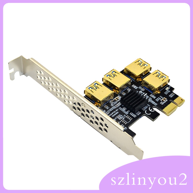 Card Mở Rộng Pci-E 1x Sang 4 Pci-E 1x Chuyên Dụng Chất Lượng Cao