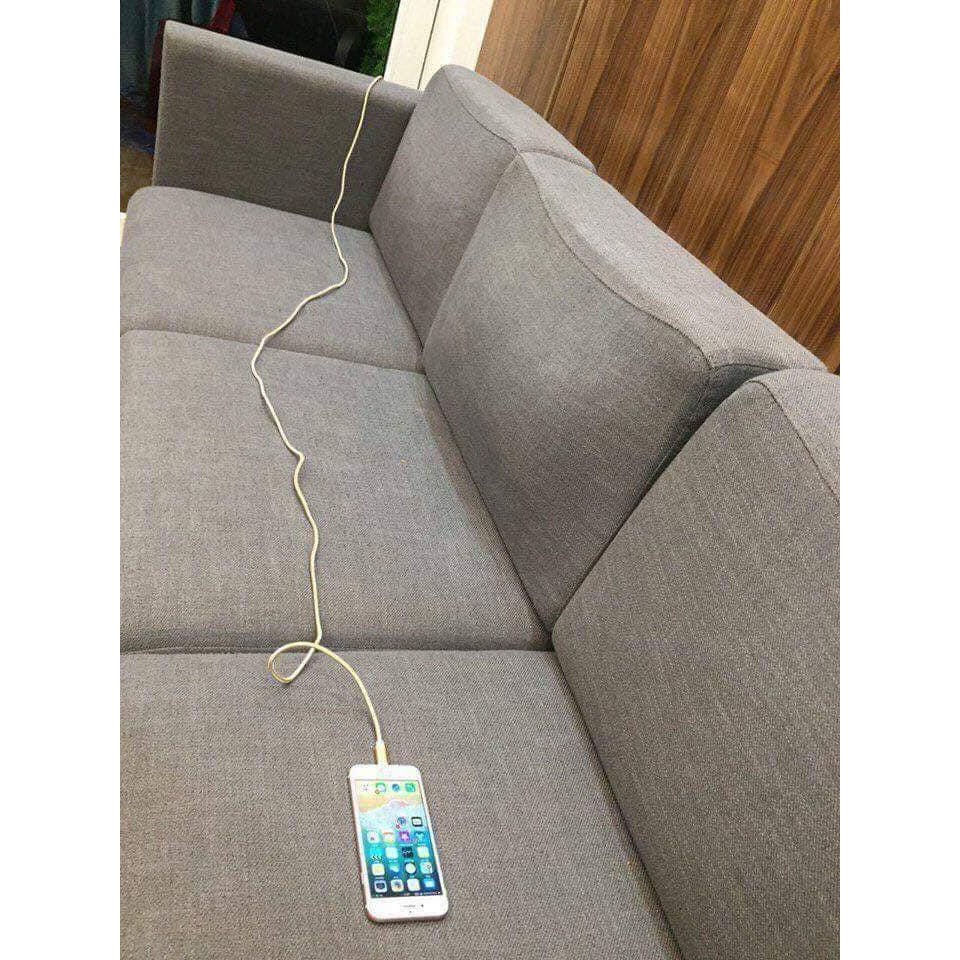 Cáp sạc điện thoại bọc dù 3m - Dây sạc iphone và samsung - Bền sang trọng