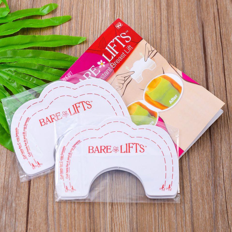 Combo 50 Miếng Dán Nâng Ngực Trong Suốt Bare Lifts - BX1177