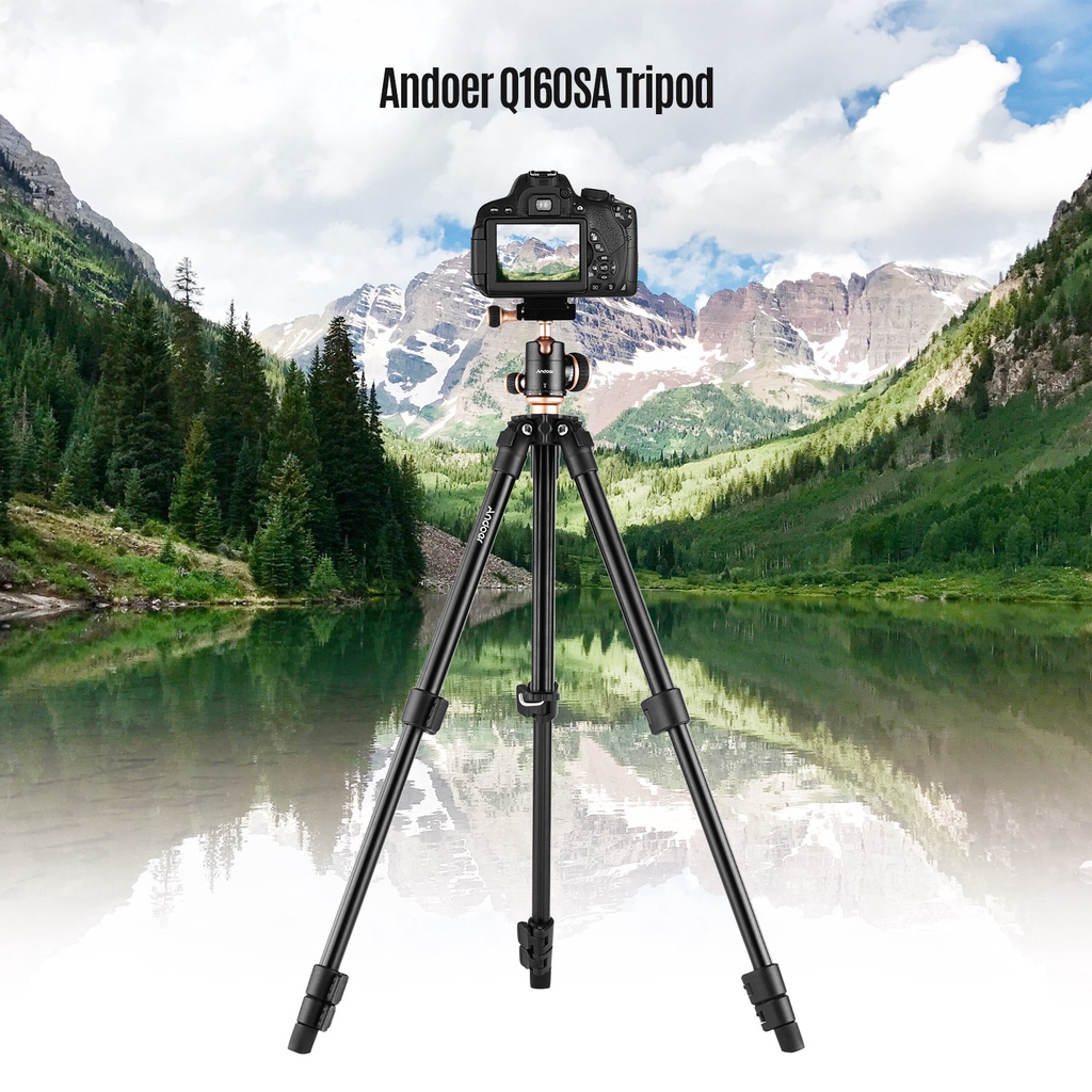 Chân Tripod Andoer Q160SA Chuyên Dụng Cho Máy Ảnh DSLR