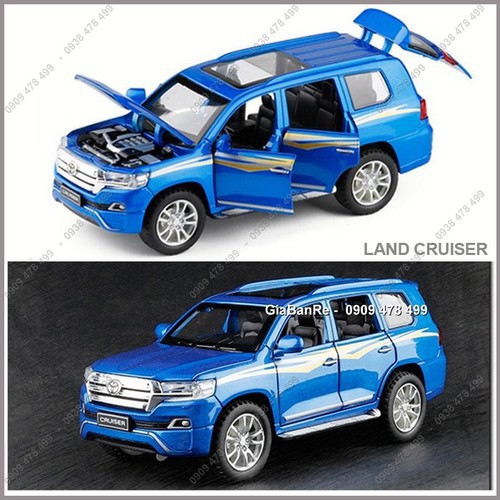 XE MÔ HÌNH KIM LOẠI TỈ LỆ 1:32 - TOYOTA LAND CRUISER NEW - 9874