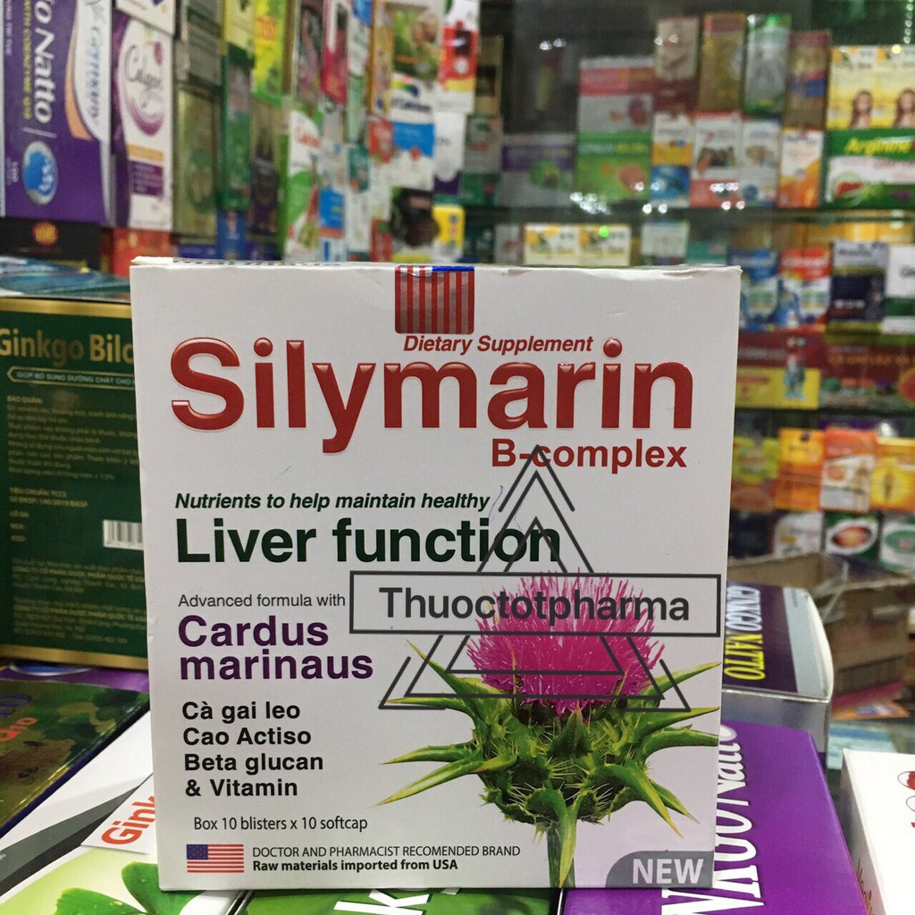 Viên bổ gan Silymarin B-complex Extra h/100v