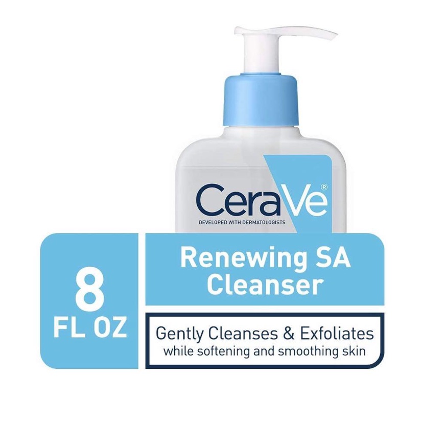 [Auth- Full Bill]Sữa rửa mặt CeraVe Renewing SA Cleanser dịu nhẹ 237ml | BigBuy360 - bigbuy360.vn