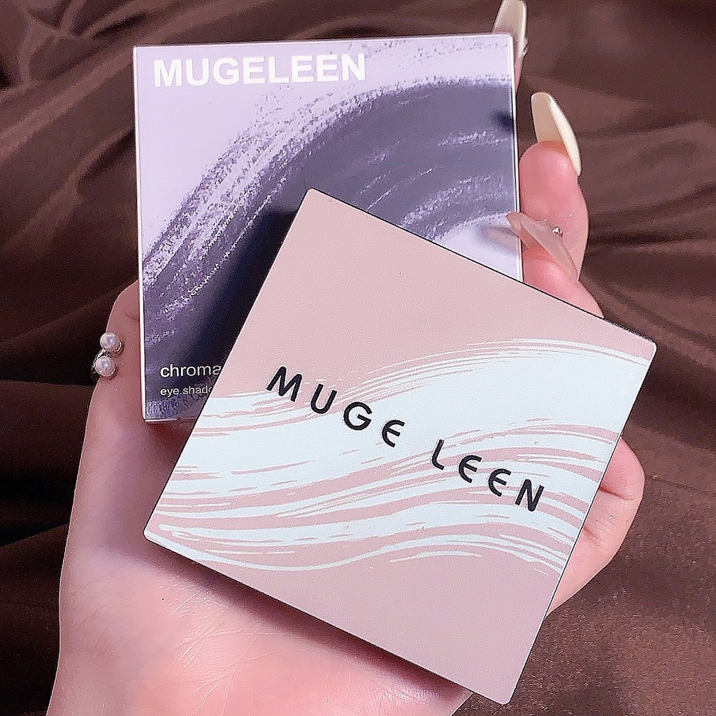 Bảng Phấn Mắt MUGE LEEN 6 Màu Ánh Nhũ Lấp Lánh