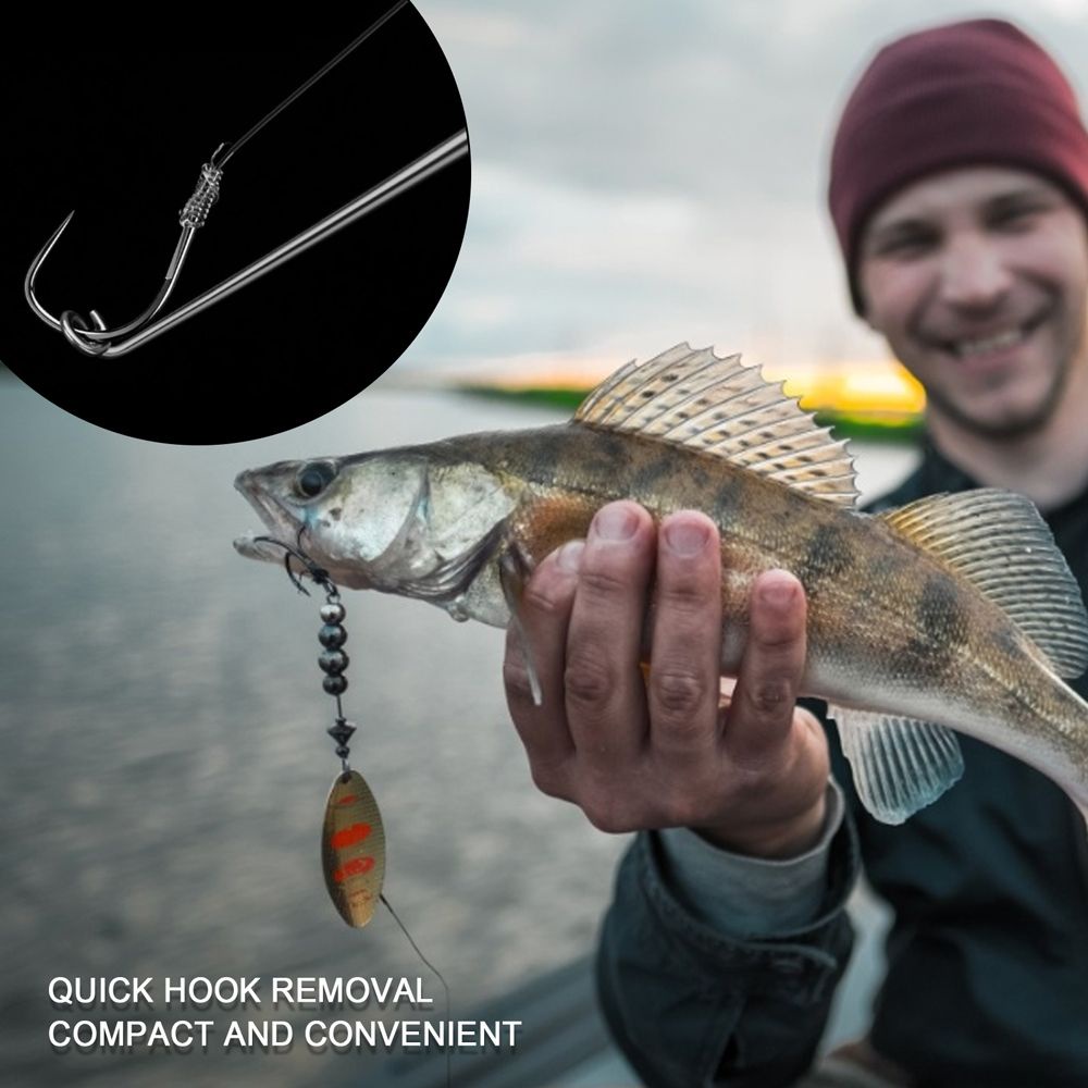 Dụng cụ gỡ lưỡi câu cá nhanh chóng bằng thép không gỉ tiện lợi