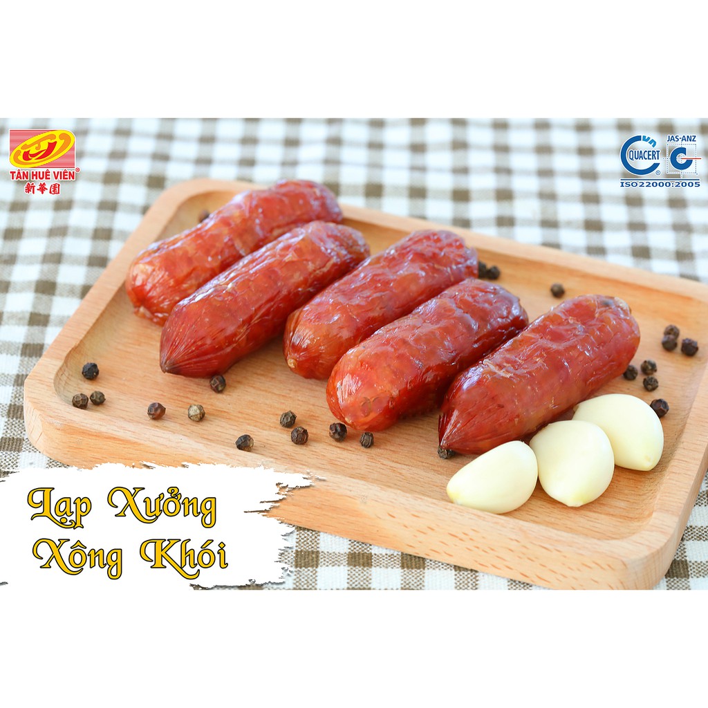 Lạp xưởng Xông khói Tân Huê Viên túi 500g | BigBuy360 - bigbuy360.vn