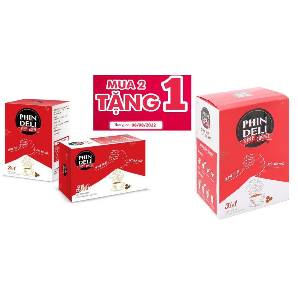Cà Phê Hòa Tan PhinDeli 3in1  RANG XAY