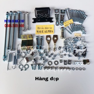 Bộ Ốc Vào Xe Wave Alpha Hàng Đẹp Trọng Đại Xe Máy