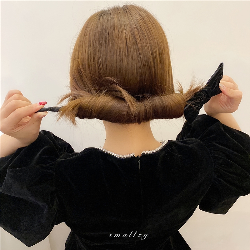 Băng đô nơ tròn thời trang Hàn Quốc