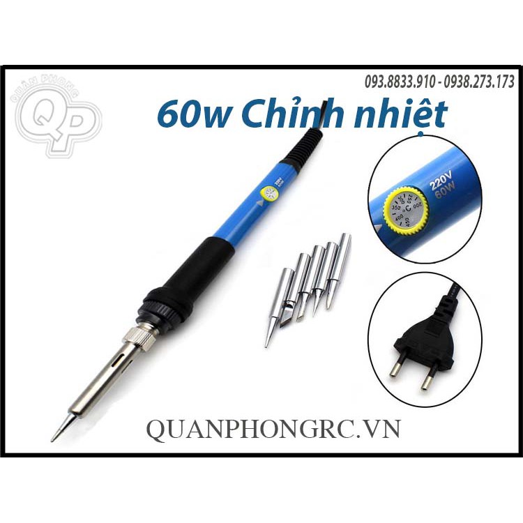 Hàn chì điện 60W ( tặng 5 đầu mũi)