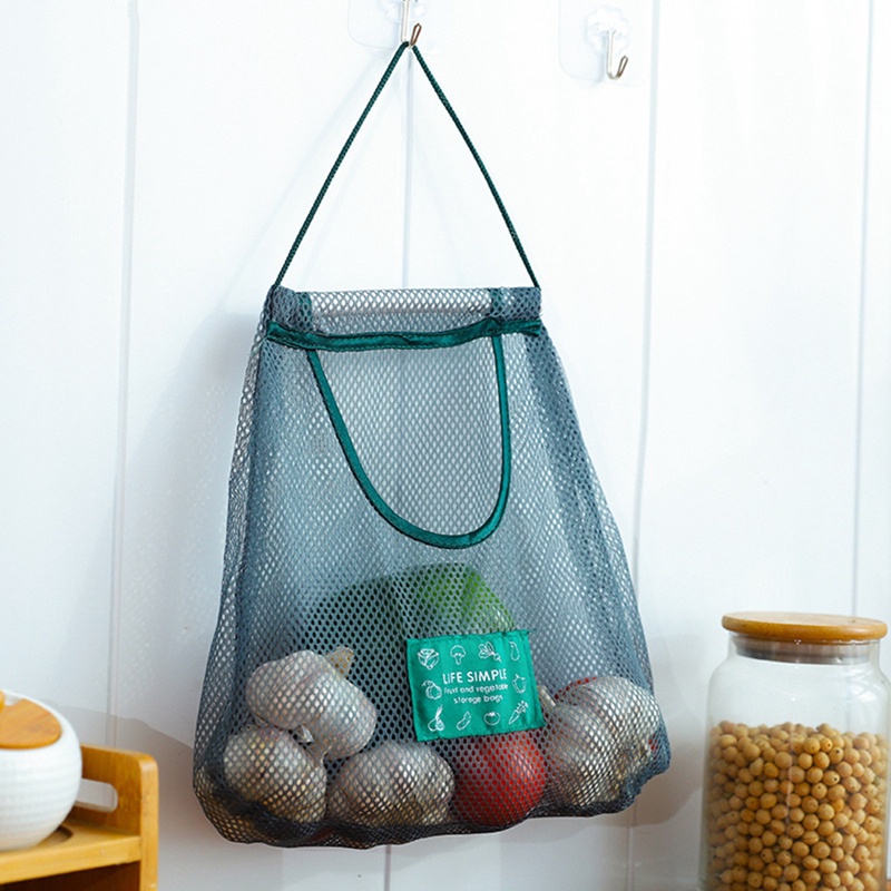 Túi Lưới Treo Tường Đựng Rau Củ Quả Tiện Dụng Cho Nhà Bếp