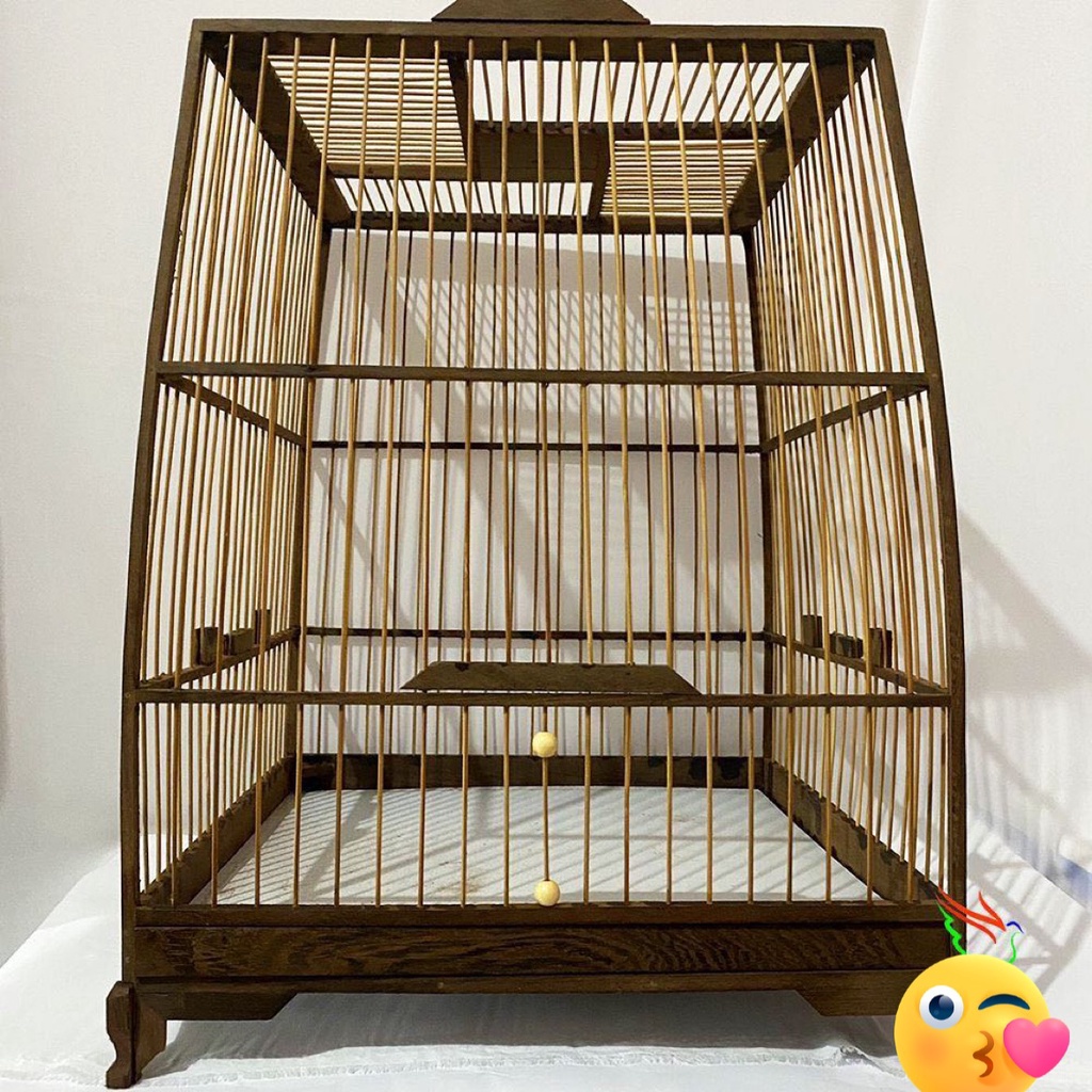 Khung Lồng Chim Chào Mào Gỗ Mun Cực Đẹp Phụ Kiện Lồng Chim Gía Rẻ K103