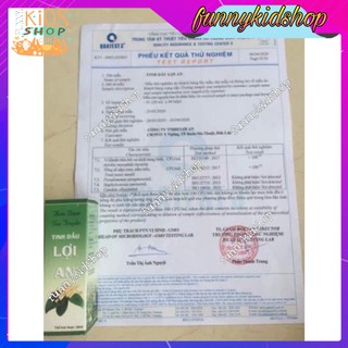 Tinh dầu bôi ho, sổ mũi, khò khè cho bé Lợi An- Tinh dầu trầu không Lợi An tăng sức đề kháng cho trẻ + quà tặng