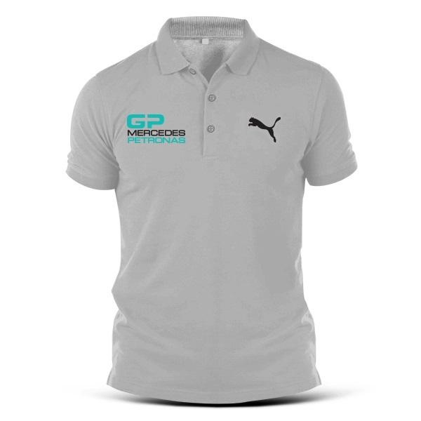 Mercedes Puma GP F1 Petronas AMG Racing Sport Motorsport Men's POLO T Shirt Golf Tee