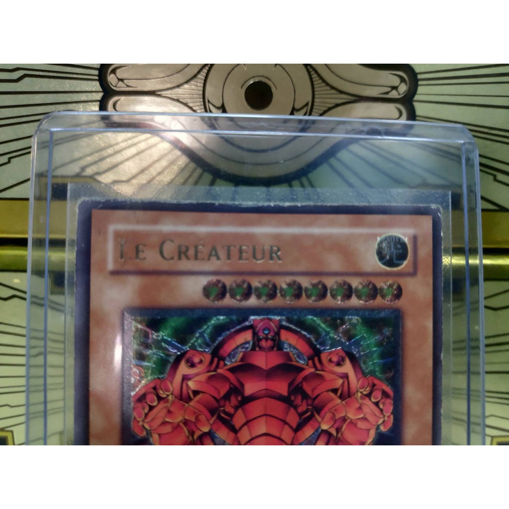 [ Dưa Hấu Yugioh ] Tiếng Pháp - Lá bài thẻ bài The Creator - Ultimate Rare 1st Edition - Tặng bọc bài nhựa bảo quản